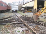 Replacing ties in the yard run-around